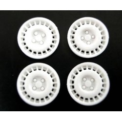 Tapacubos OZ white 15.8mm compatible con llanta Slot.it