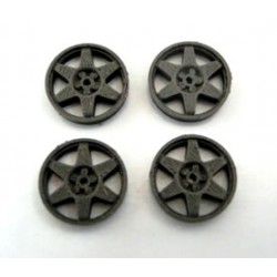 Tapacubos Impreza White 15.8mm compatible Slot.it