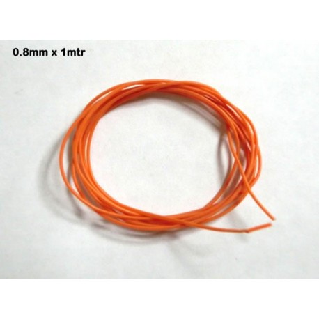 Cable de silicona 0.8mm x 1mtr. M-CBL01