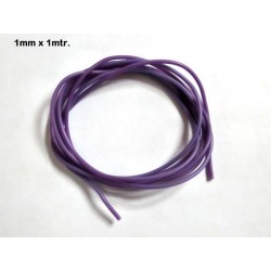Cable de silicona 0.8mm x 1mtr. M-CBL01