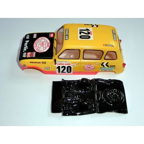 Lexan rally Renault 4 compatible Scalextric M-L0032R