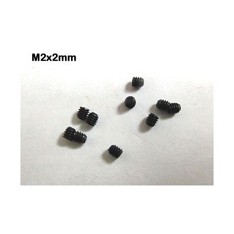 Esparragos tornillos - prisioneros M2 x 2mm M-TE22