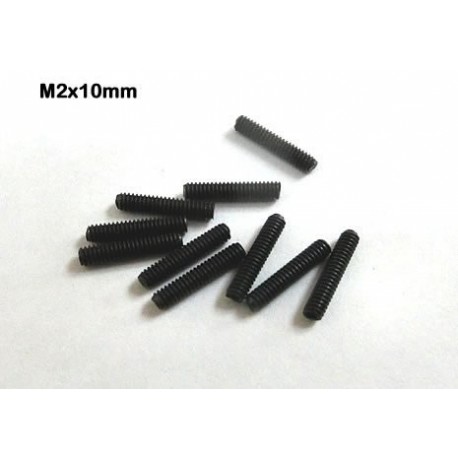 Esparragos tornillos - prisioneros M2 x 8mm M-TE28