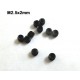 Esparragos tornillos - prisioneros M2 x 2.5mm M-TE225