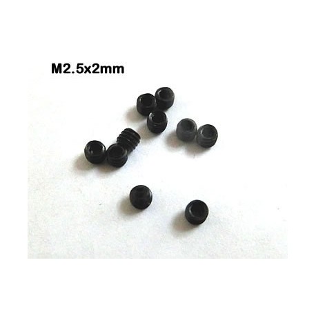 Esparragos tornillos - prisioneros M2 x 2.5mm M-TE225