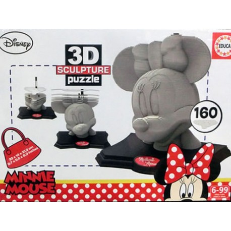 Mini Mouse puzzle 3D 160 piezas