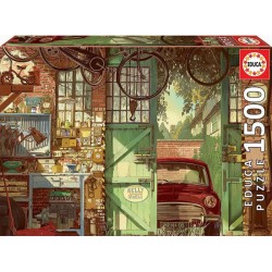 Old garaje Arly Jones puzzle 1500 piezas Educa