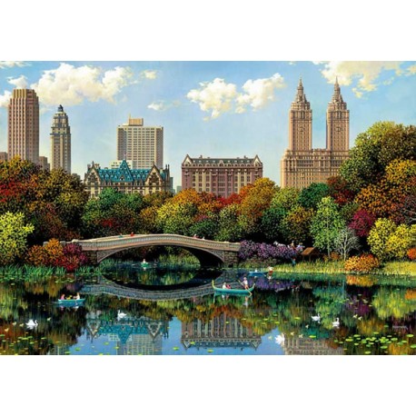 Central Park Bow Bridge puzzle 8000 piezas Educa