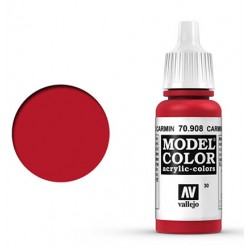 Pintura acrilica rojo carmin Model Color 70908