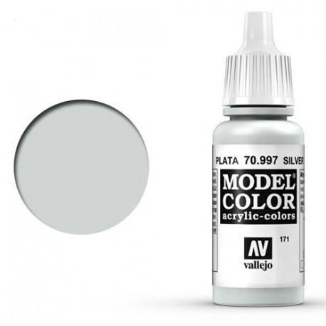 Pintura acrilica plata Model Color 70997