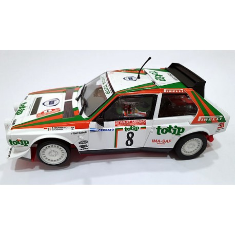 Lancia Delta S4 Totip Superslot preparado chasis AW Mustang Slot Design