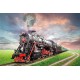 Locomotora de Vapor puzzle 2000 piezas Educa