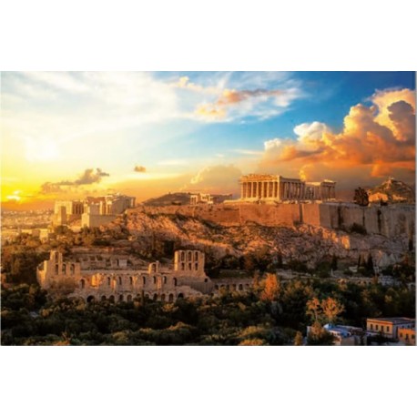 Acropolis de Atenas puzzle 1000 piezas Educa