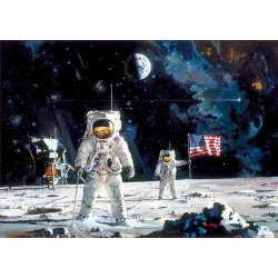 El primer hombre en la luna puzzle 1000 piezas Educa