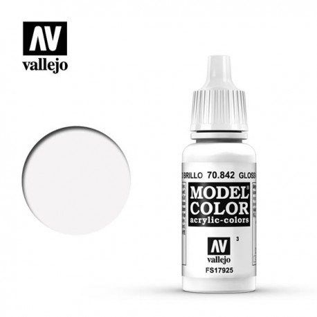 Pintura acrilica color blanco brillo Model Color 70842