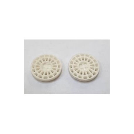 Tapacubos Integrale 15.5mm White compatible con Scaleauto