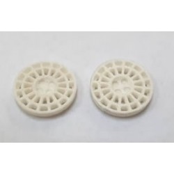 Tapacubos Integrale 15.5mm White compatible con Scaleauto