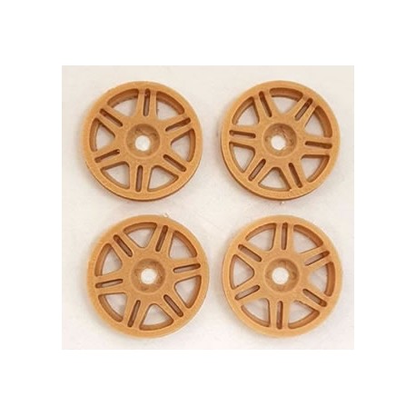 Tapacubos Metalic Enkeir-1 21mm Titanio Silver escala 1/24 compatible Scaleauto