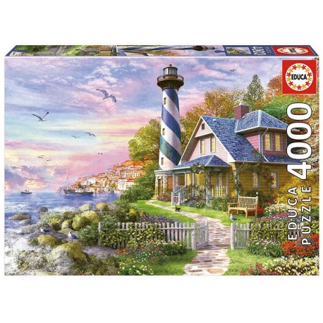 Faro en Rock Bay puzzle 4000 piezas
