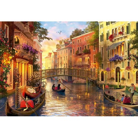 Atardecer en Venecia puzzle 1500 piezas Educa