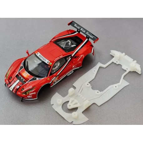Chasis Ferrari 488 compatible con Carrera