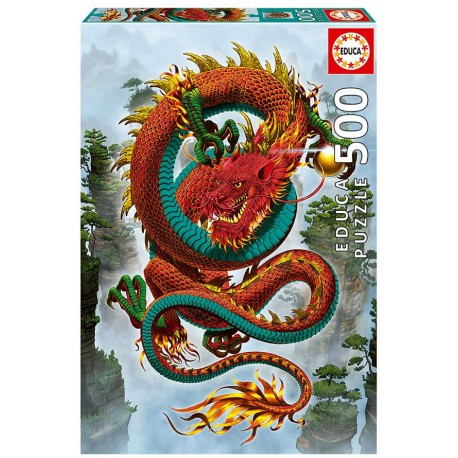 El Dragon de la buena fortuna 500 piezas 34 x 48cm