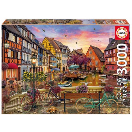 Colmar Francia puzzle 3000 piezas Educa