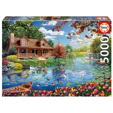 Lago Alpino puzzle 5000 piezas Educa