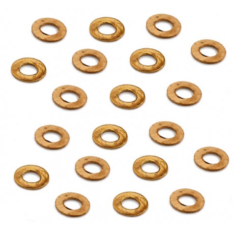 Arandelas metalicas para tornillos M2 20u.