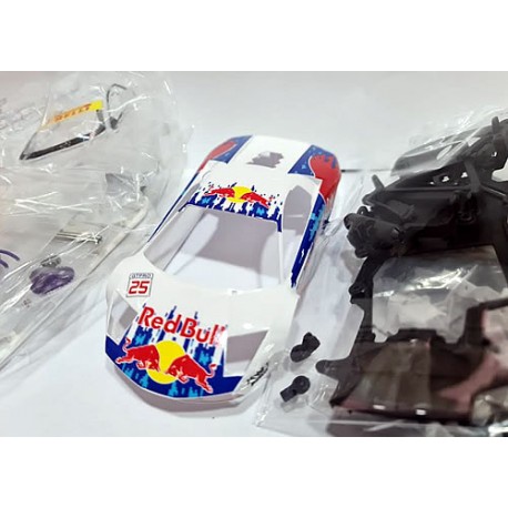 Black Bull Red Bull Kit completo para montar + regalo de chasis Orange