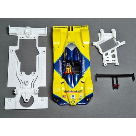 Kit Courage Mazda + chasis AW + soporte motor Flat AW 0.5mm