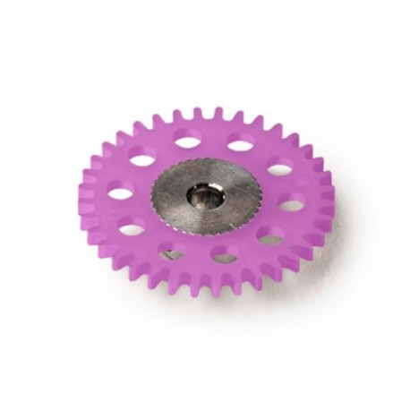 Corona 35d transversal diámetro 18mm en plástico para eje 2.38mm