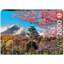 Castillo de Osaka, Japon puzzle 2000 piezas Educa