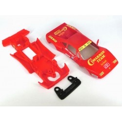 Chasis Block lineal completo F-GTO compatible Scalextric