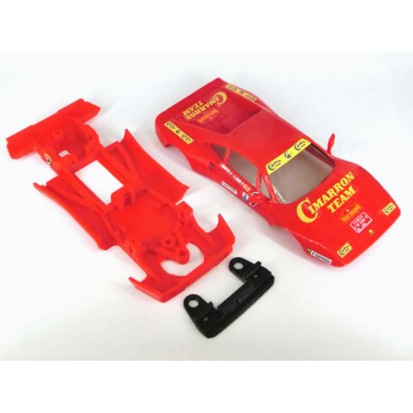 Chasis Block AW completo F-GTO compatible Scalextric