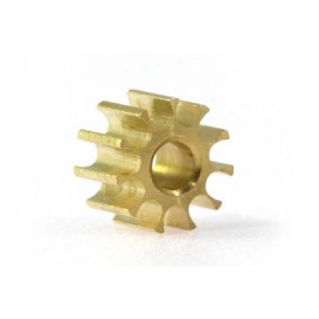 Piñon 10d. laton 6,5mm para eje 2mm