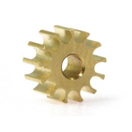Piñón 11d. latón 6,75mm para eje 2mm