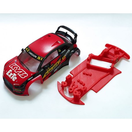 Chasis Audi S1WRX AW compatible con Scalextric